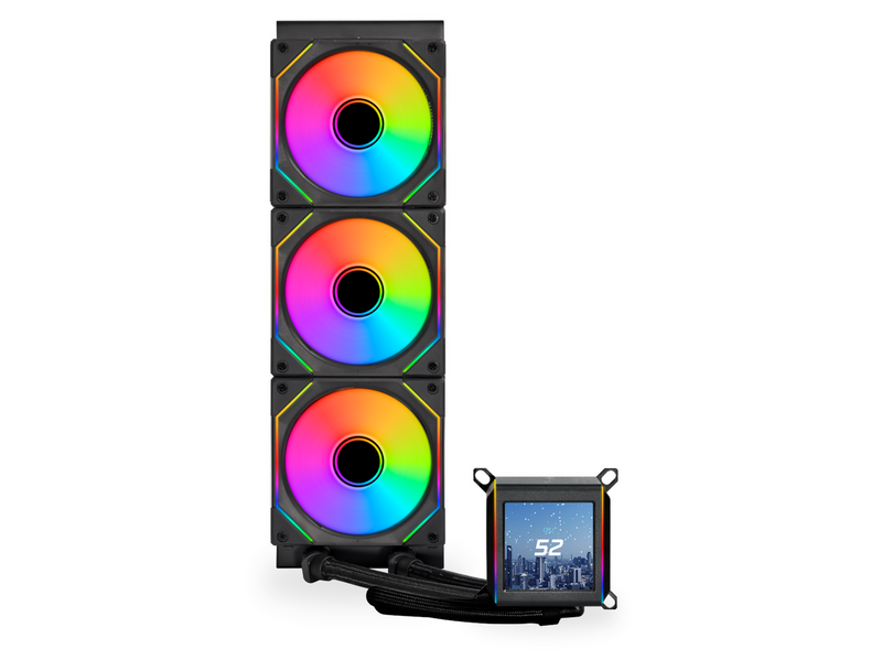 Lian Li GA II LCD SL infinity Black - CPU-Wasserkühlung - Max 30 dBA
