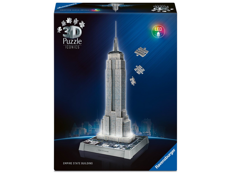 Ravensburger Iconics: Empire State Building - mit Licht 3D Puzzle