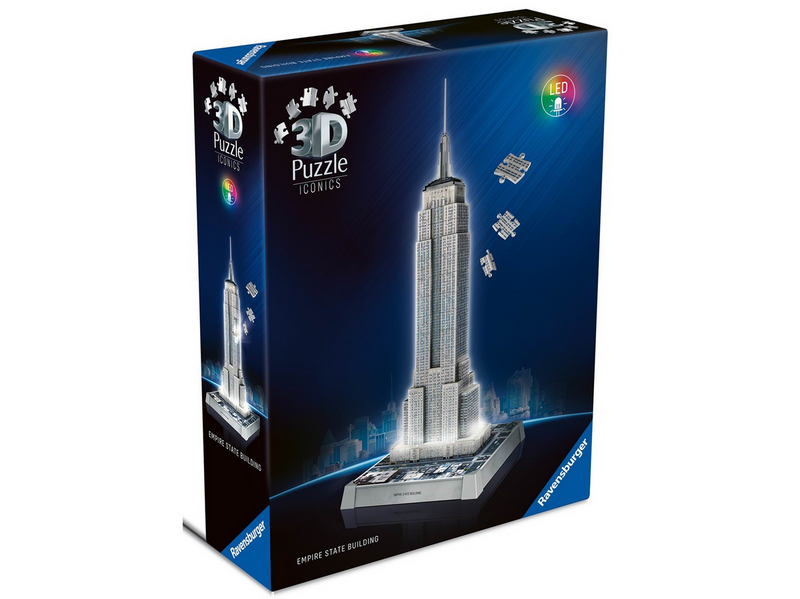 Ravensburger Iconics: Empire State Building - mit Licht 3D Puzzle