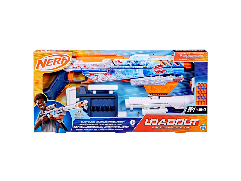 NERF Loadout Arctic Zerostriker Blaster