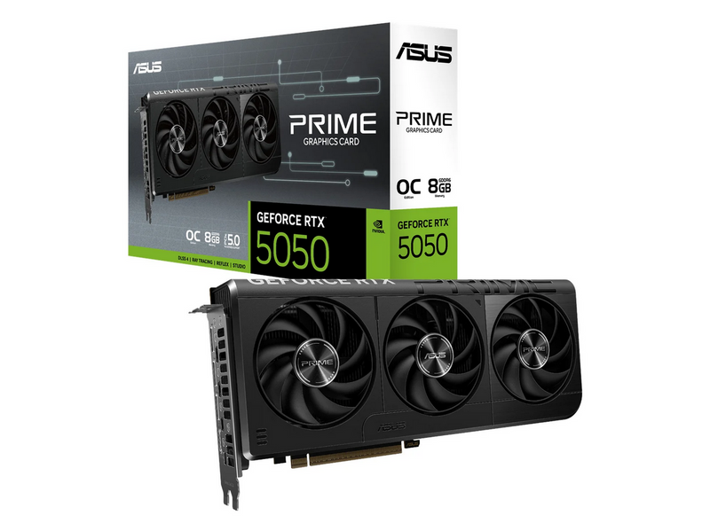 ASUS GeForce RTX 5050 Prime OC - 8GB GDDR6 RAM - Grafikkarte