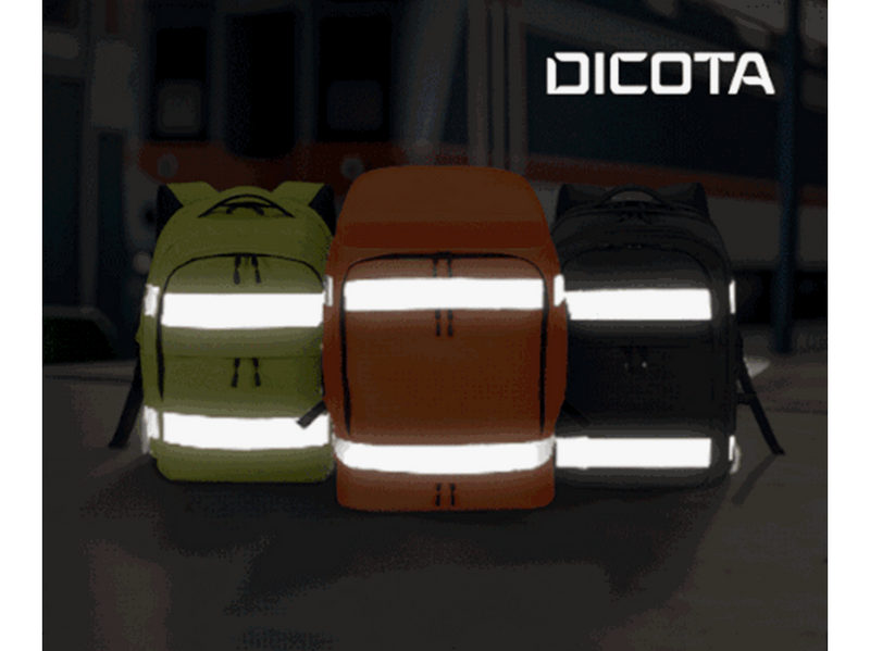 Dicota HI-VIS Rucksack - 25 Litern | Gelb