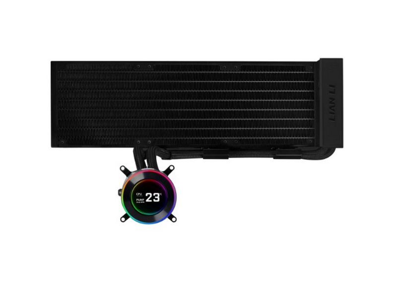 Lian Li Hydroshift II LCD-C 360 fanless Black - CPU-Wasserkühlung - Max 28 dBA