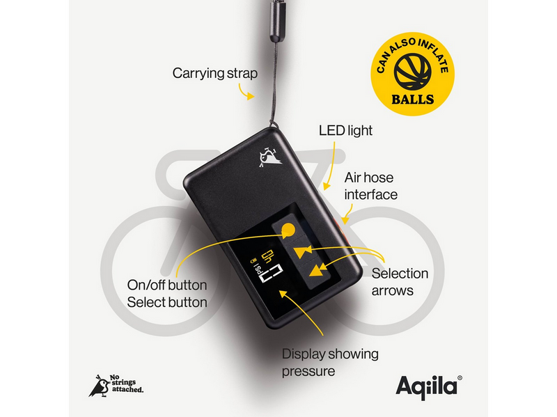 Aqiila Airbird P1 - Elektrischer Luftkompressor - 8 bar/120 PSI
