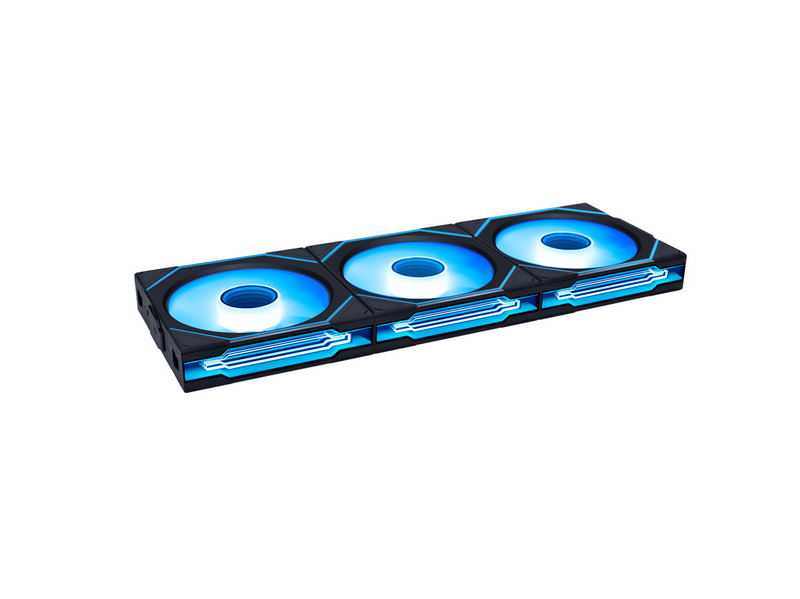 Lian Li UNI FAN SL INF Wireless 3 pack Black - 120mm - Gehäuselüfter - 120mm -