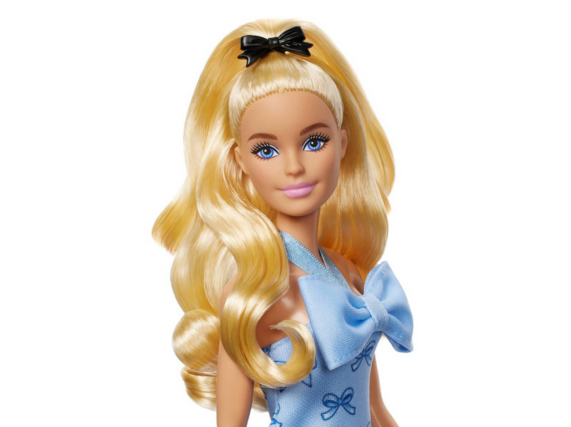 Barbie Fashionista Puppe blaue Schleifen