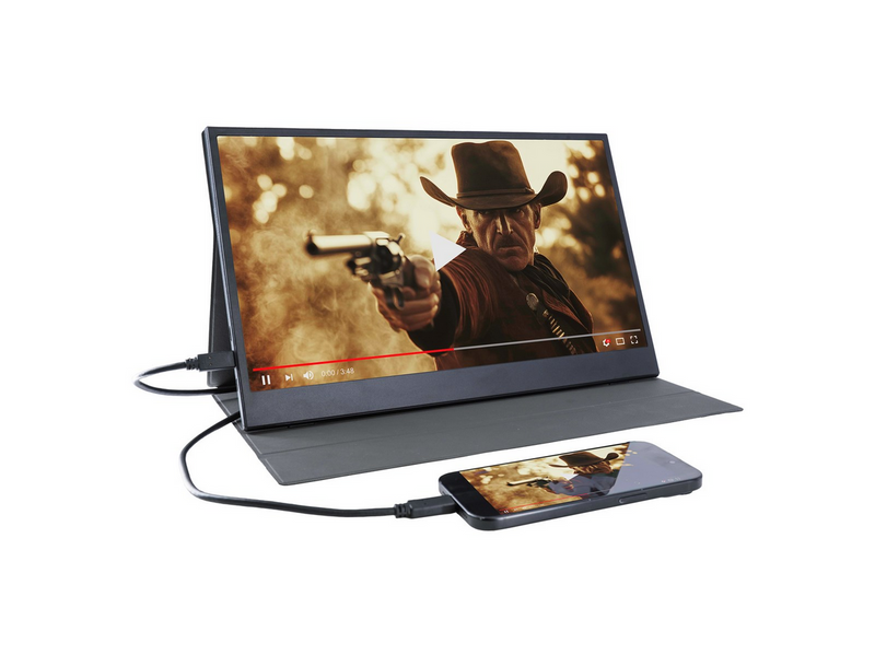 15.6" DENVER PMO-15604 - Portable monitor Full HD 1920x1080 - IPS - USB-C
