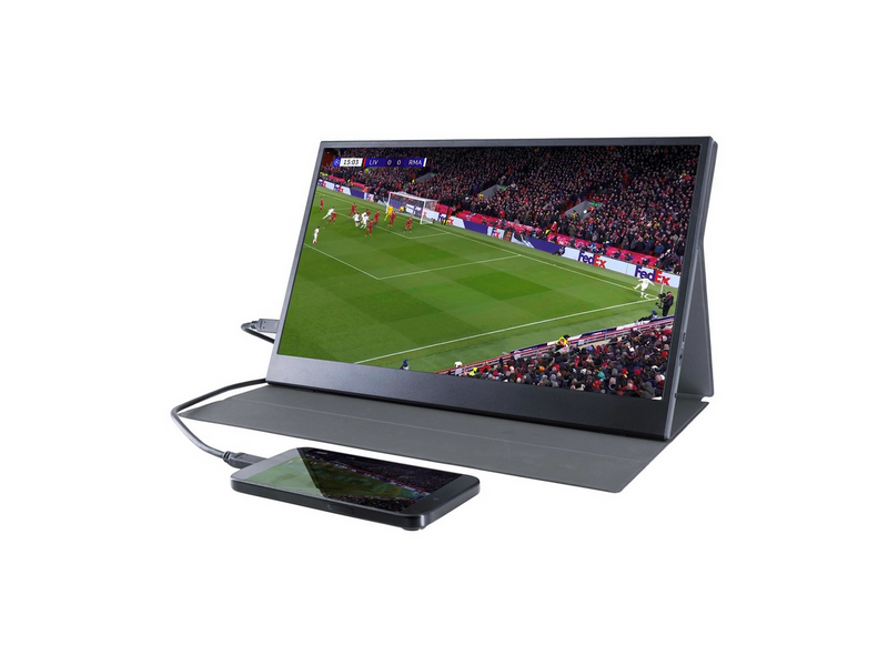 15.6" DENVER PMO-15604 - Portable monitor Full HD 1920x1080 - IPS - USB-C