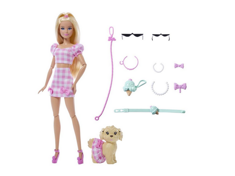 Barbie Twinning Looks Blonde Bows