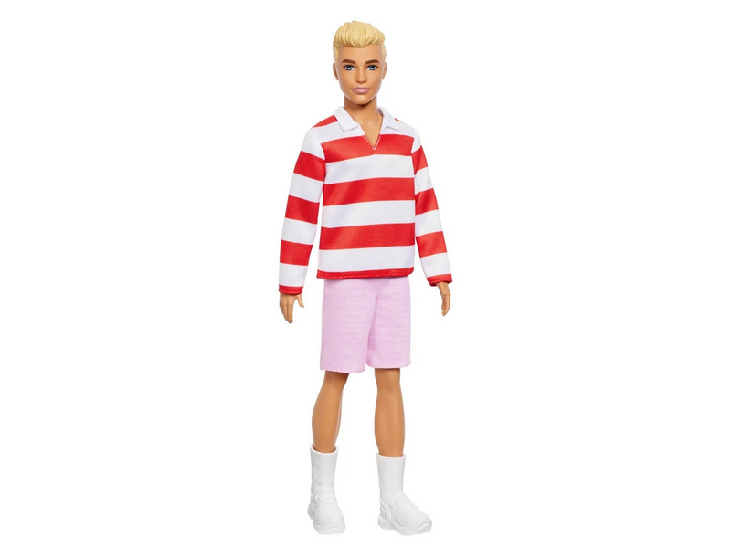 Barbie Fashionista Ken Puppe rote & weiße Streifen