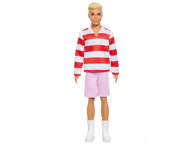 Barbie Fashionista Ken Puppe rote & weiße Streifen