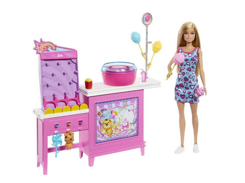 Barbie Mysteries: Beach Detectives Treats and Game Booth with "Malibu" Doll