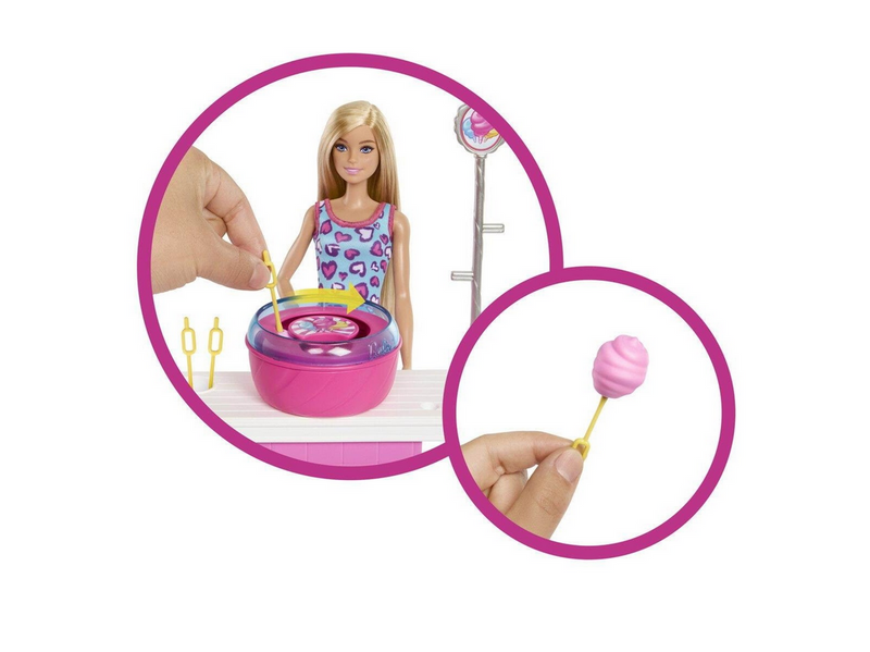 Barbie Mysteries: Beach Detectives Treats and Game Booth with "Malibu" Doll