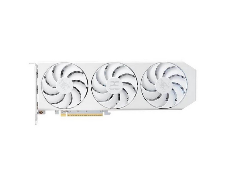 PowerColor Radeon RX 9060 XT Hellhound Spectral White - 16GB GDDR6 RAM -