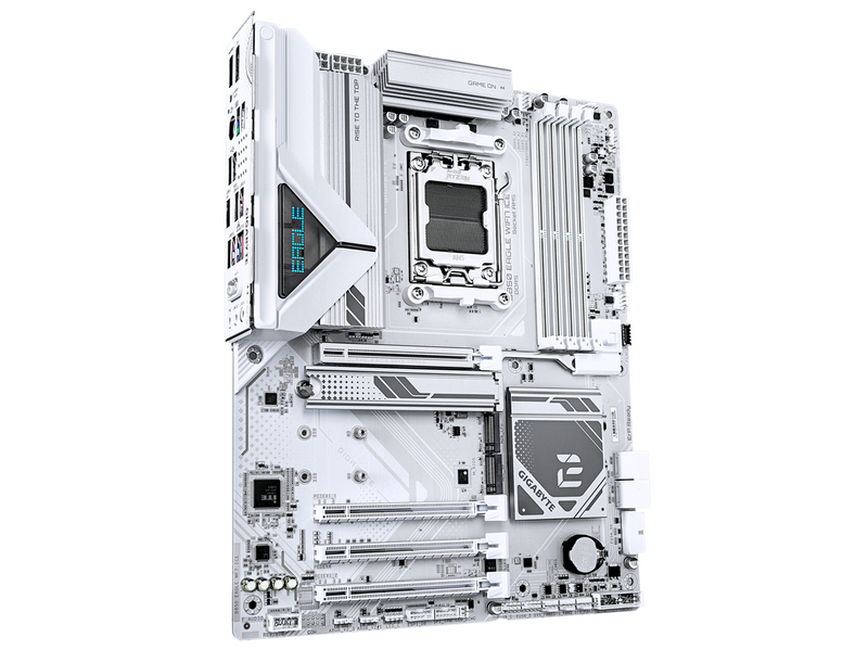 GIGABYTE B850 EAGLE WIFI7 ICE Mainboard - AMD B850 - AMD AM5 - DDR5 RAM - ATX