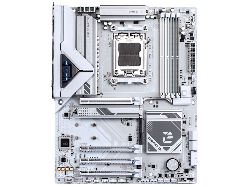 GIGABYTE B850 EAGLE WIFI7 ICE Mainboard - AMD B850 - AMD AM5 - DDR5 RAM - ATX