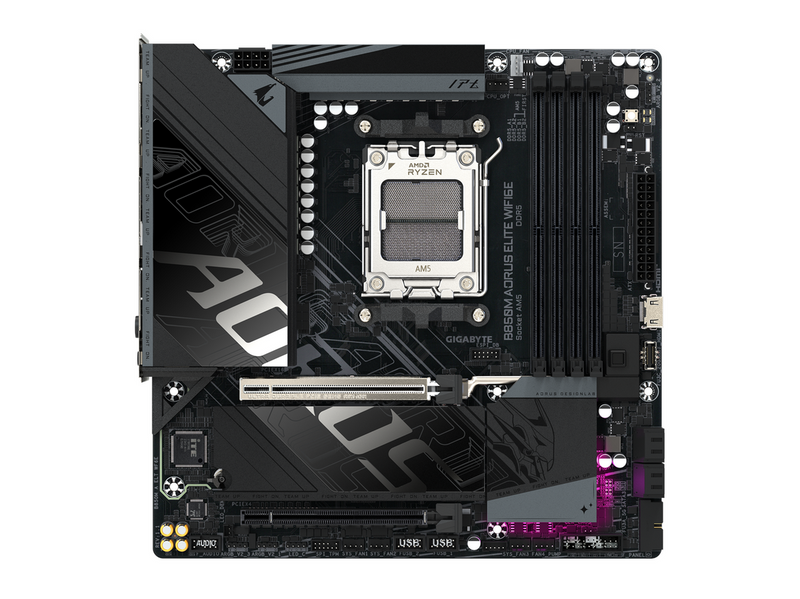 GIGABYTE B850M AORUS ELITE WIFI6E Mainboard - AMD B850 - AMD AM5 - DDR5 RAM -