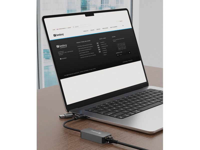 Sandberg USB-C to 2.5G Ethernet Adapter