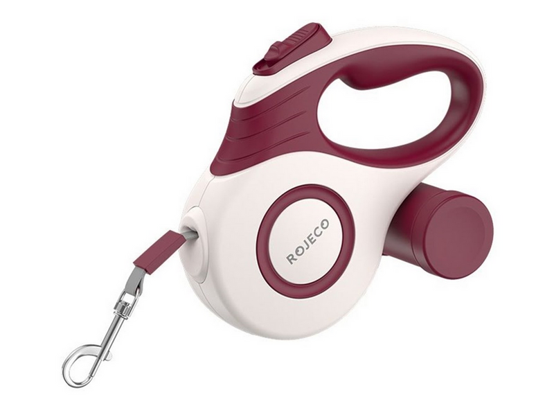 Rojeco A12 Automatic Retractable Dog Leash Red (5 Meters)