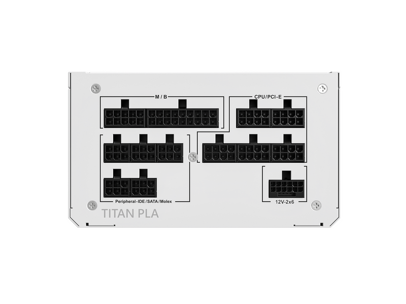 Montech TITAN PLA 1000W Netzteile - 1000 Watt - 135 mm - ATX 3.1 - 80 Plus