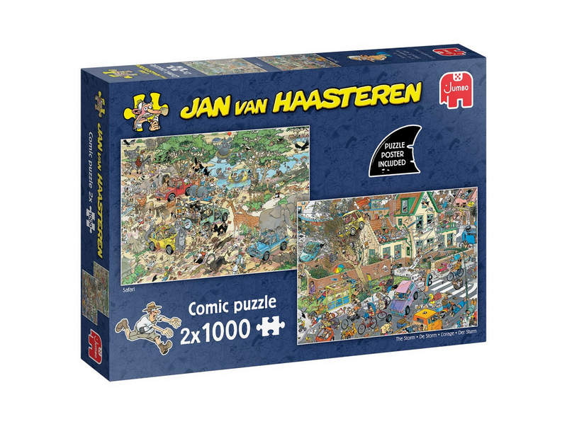 Jan van Haasteren Safari & Storm (2 × 1000)