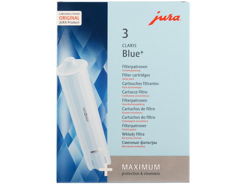 JURA CLARIS Blue+ (3-Pack)