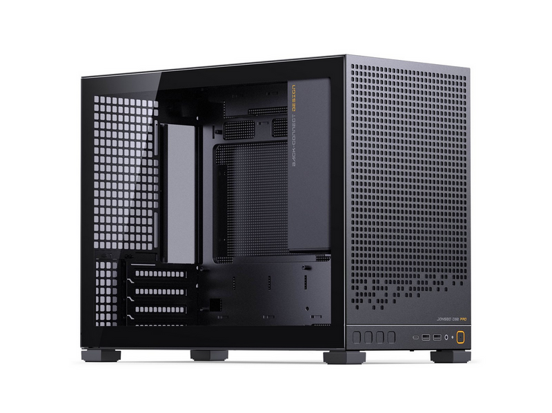 Jonsbo D32 PRO Black - Gehäuse - Miditower - Schwarz