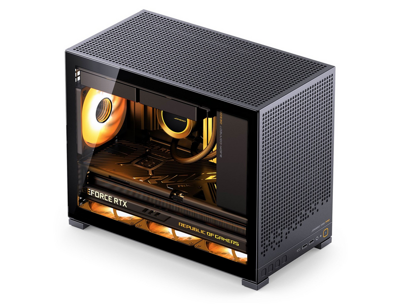 Jonsbo D32 PRO Black - Gehäuse - Miditower - Schwarz