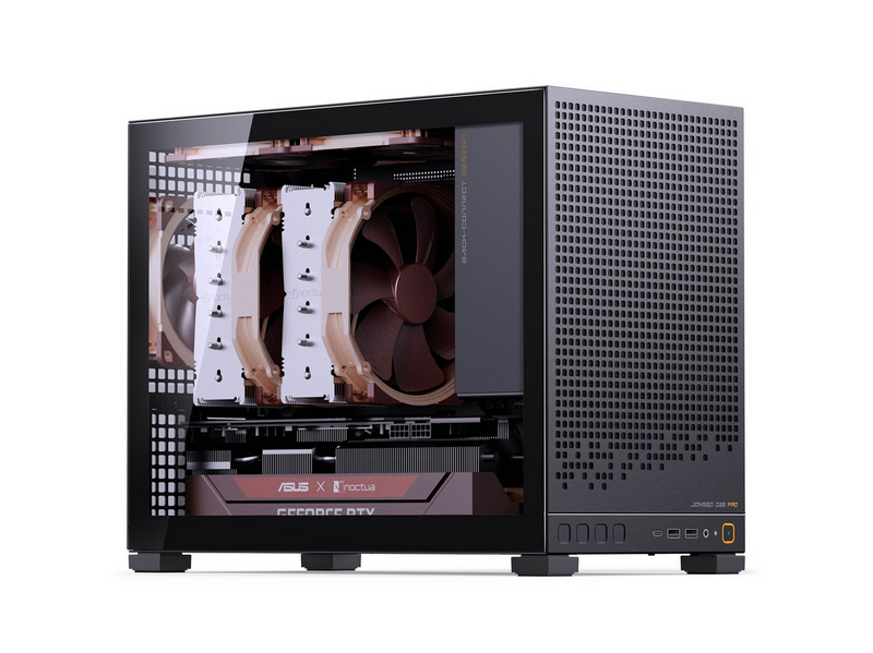 Jonsbo D32 PRO Black - Gehäuse - Miditower - Schwarz