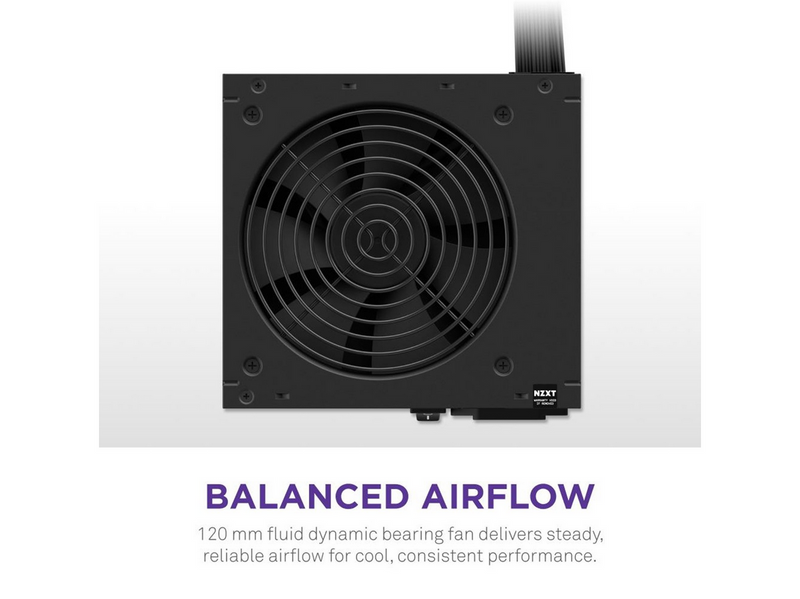 NZXT C750 Netzteile - 750 Watt - 120 mm - ATX 3.1 - 80 Plus Bronze zertifiziert