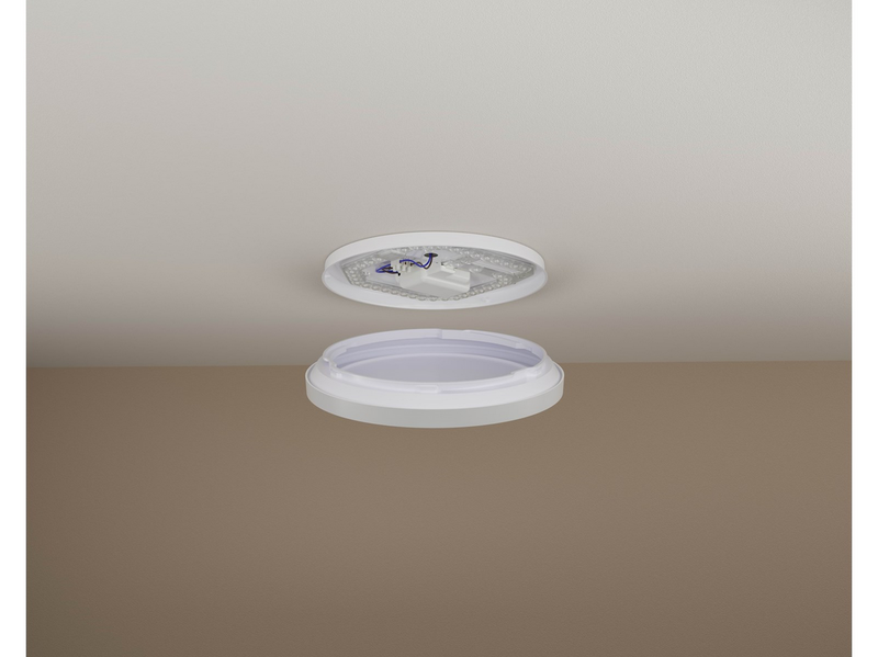 Philips AIO Ceiling Light with Remote (Round White) – 24W Integrated LED Lamp