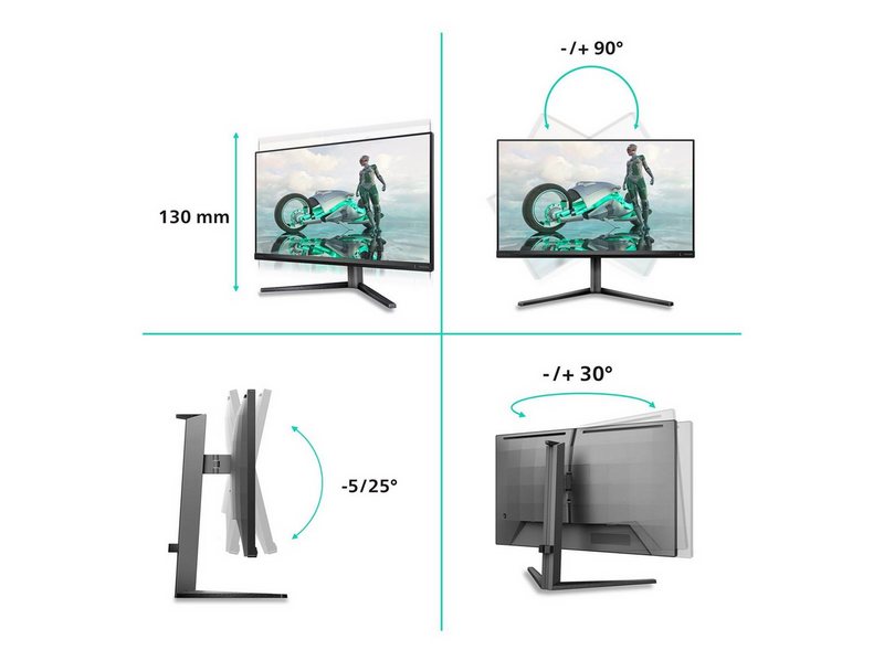 27" Philips Evnia 3000 27M2N3800A - 3840x2160 (4K) - 160Hz - IPS