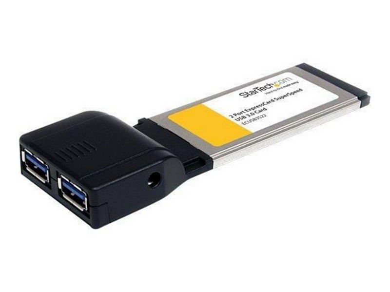 StarTech.com 2 Port ExpressCard SuperSpeed USB 3.0 Card Adapter - USB-Adapter