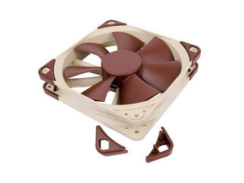 Noctua NF-F12 PWM - Gehäuselüfter - 120mm - Braun - 22 dBA