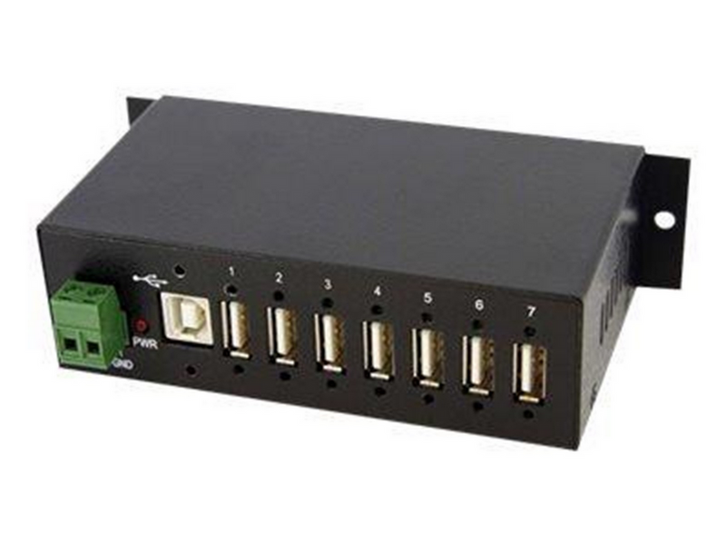 StarTech.com USB 2.0 Industrial USB Hub USB-Hubs - 7 - Schwarz