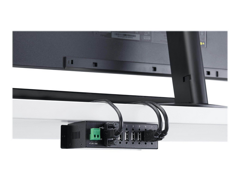 StarTech.com USB 2.0 Industrial USB Hub USB-Hubs - 7 - Schwarz