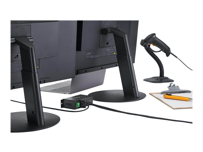 StarTech.com USB 2.0 Industrial USB Hub USB-Hubs - 7 - Schwarz