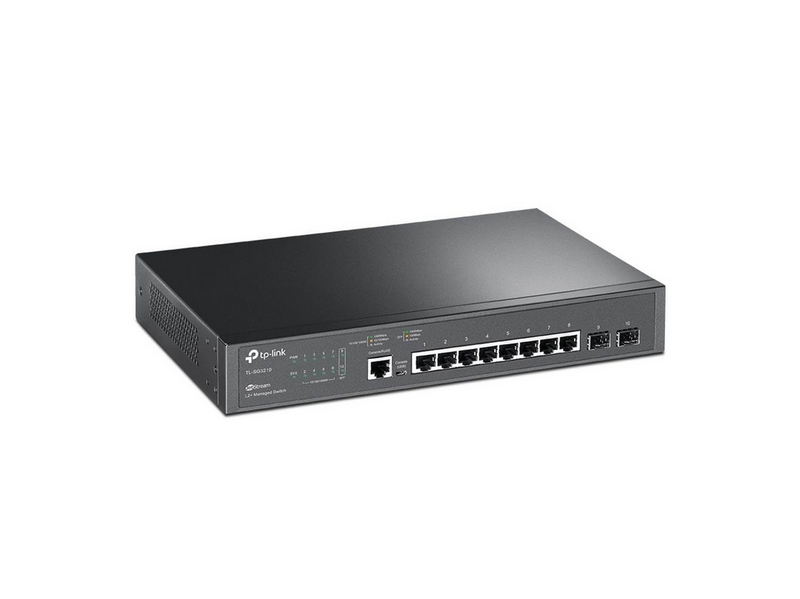 TP-Link TL-SG3210 JetStream 8-Port Gigabit L2+ Managed Switch with 2 SFP Slots