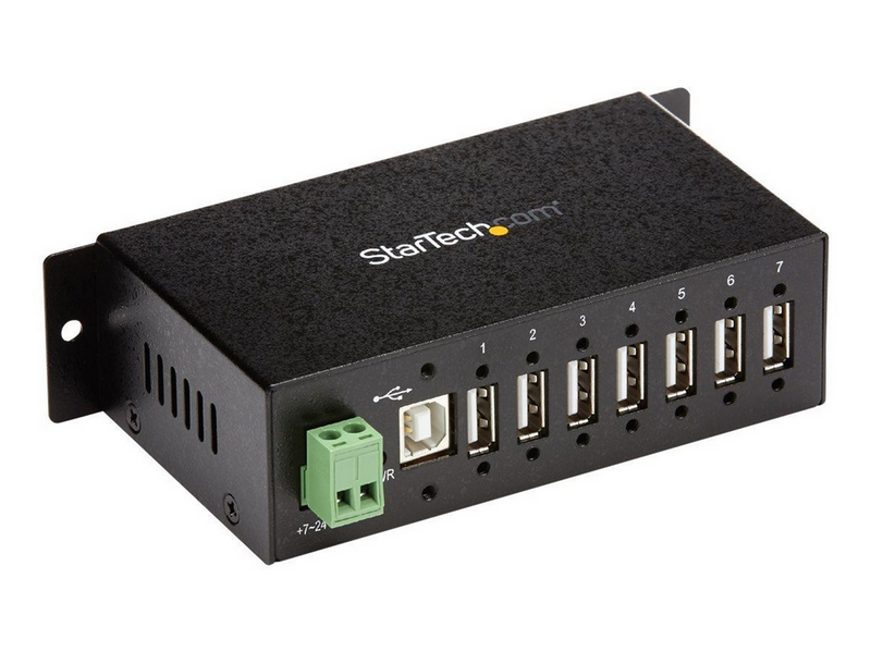 StarTech.com USB 2.0 Industrial USB Hub USB-Hubs - 7 - Schwarz