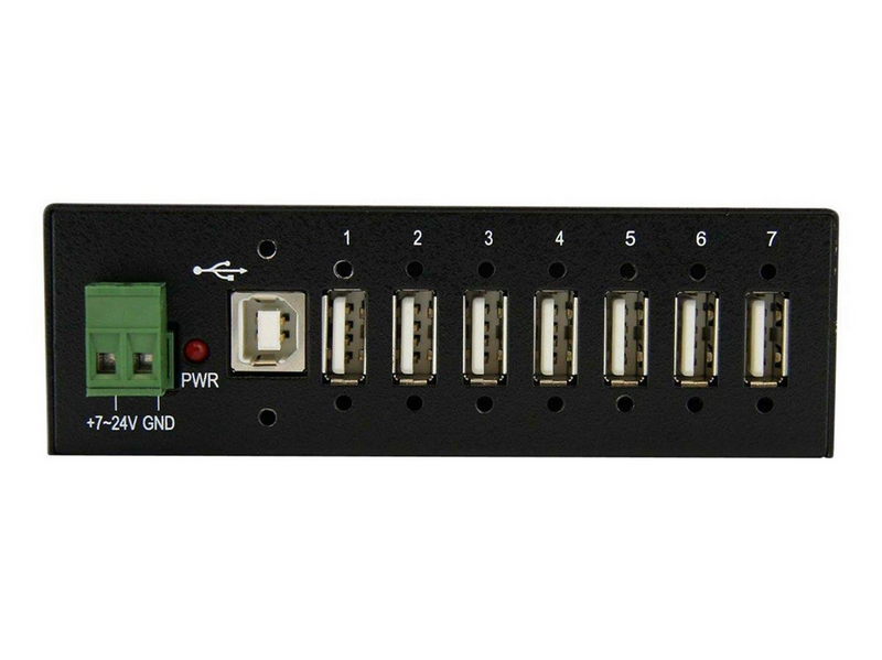 StarTech.com USB 2.0 Industrial USB Hub USB-Hubs - 7 - Schwarz