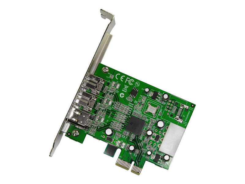 StarTech.com 3 Port 2b 1a 1394 PCI Express FireWire Card Adapter - FireWire