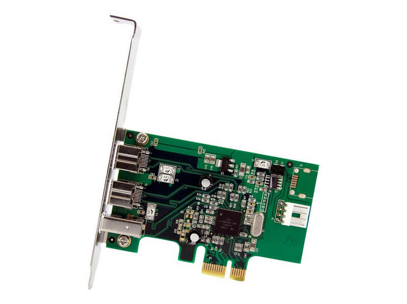 StarTech.com 3 Port 2b 1a 1394 PCI Express FireWire Card Adapter - FireWire
