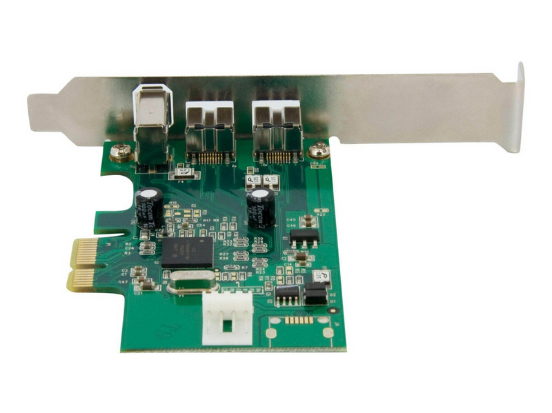 StarTech.com 3 Port 2b 1a 1394 PCI Express FireWire Card Adapter - FireWire
