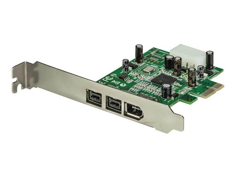 StarTech.com 3 Port 2b 1a 1394 PCI Express FireWire Card Adapter - FireWire