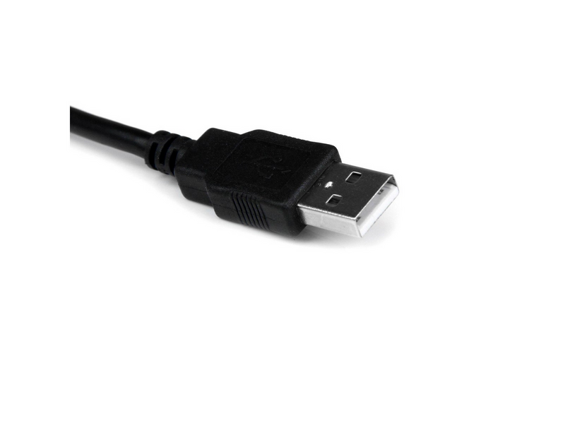 StarTech.com 1 ft USB zu RS232 Serial DB9 Adapter Kabel mit COM Retention