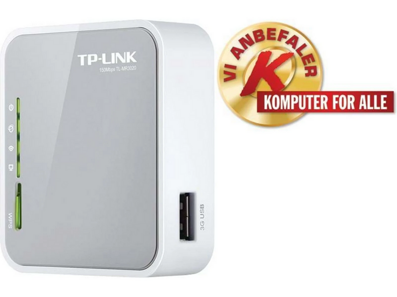 TP-Link TL-MR3020 Portable 3G/4G Wireless N Router - Wireless router N Standard