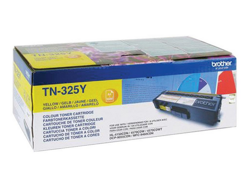 Brother TN325Y / TN 325Y Yellow Toner - Tonerpatrone Gelb