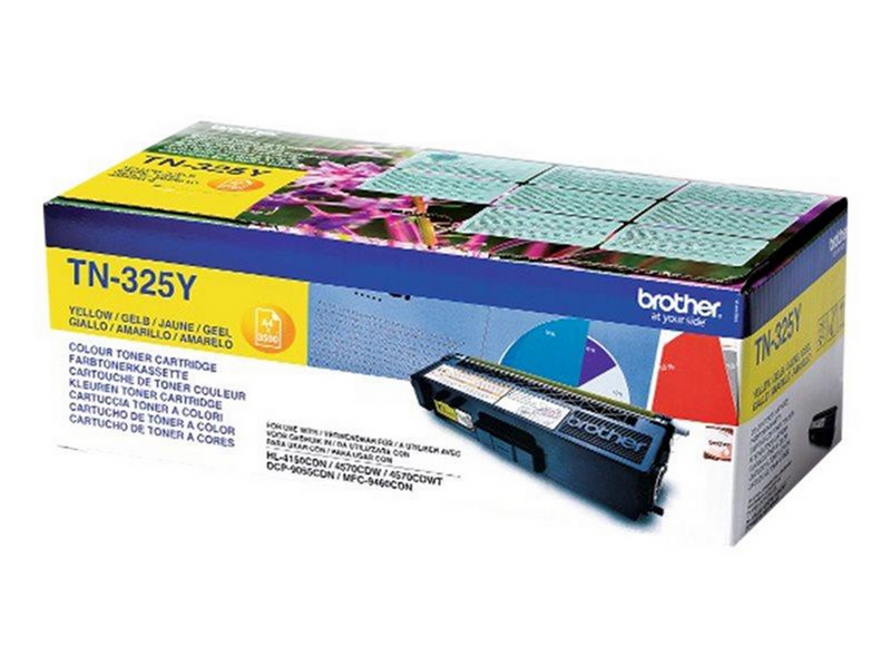Brother TN325Y / TN 325Y Yellow Toner - Tonerpatrone Gelb