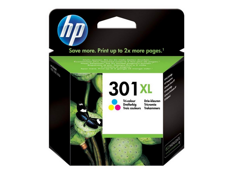 HP 301XL / CH564EE - High Yield (Cyan Magenta Yellow) Ink - Tintenpatrone