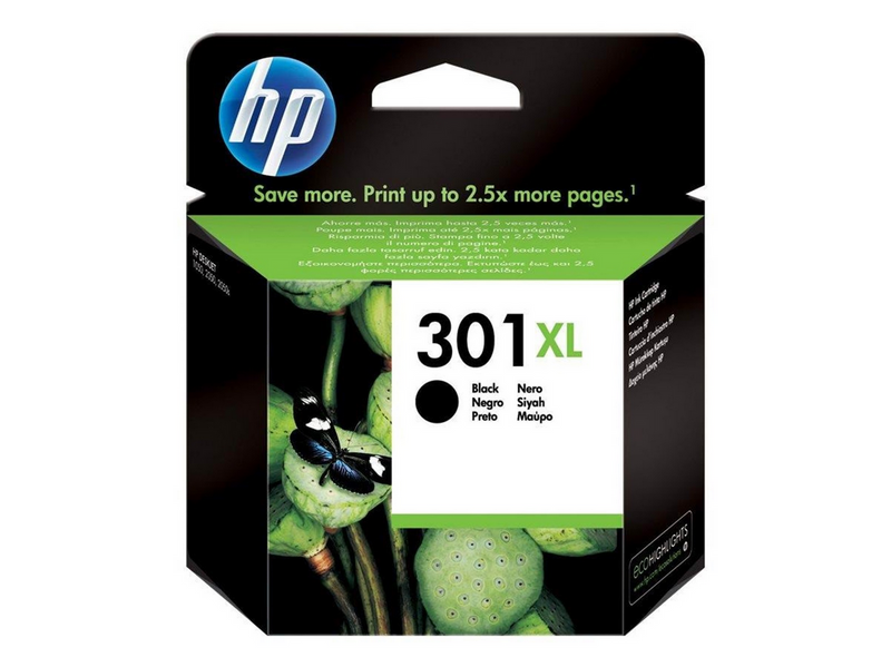 HP 301XL / CH563EE High Capacity Black Ink - Tintenpatrone Schwarz